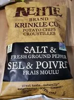 Mängden socker i Kettle foods krinkle cut salt and pepper