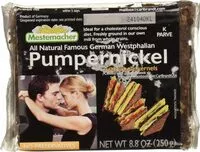 Mängden socker i Pumpernickel bread