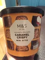 Mängden socker i Caramel Crispy mini bites