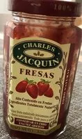 Mängden socker i Charles Jacquin (fresas)