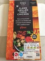 Mängden socker i Flame grilled tikka chicken