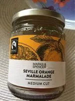 Mängden socker i Marmelade d'oranges de Seville