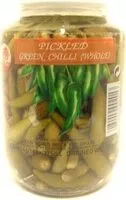 Mängden socker i Pickled Green Chilli (Whole)