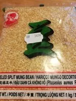 Mängden socker i Haricots mungo décortiqués