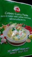Mängden socker i Pâte de curry vert