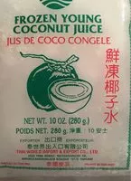 Mängden socker i Jus de coco congelé