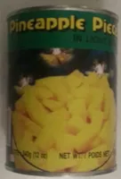 Mängden socker i Pineapple Pieces