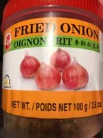 Mängden socker i Cock Brand Fried Onion