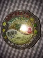 Mängden socker i Deshydrated pineapple dice