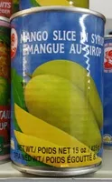 Mängden socker i Mangue au sirop