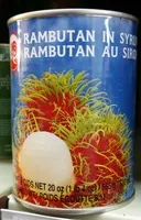 Mängden socker i Rambutan au sirop