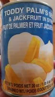 Mängden socker i Fruit de palmiers et Fruit jacquier au sirop
