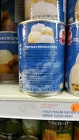 Mängden socker i Fruit Du Palmier Au Sirop Entier Cock