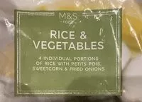 Mängden socker i Rice&Vegetables