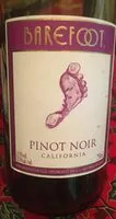 Mängden socker i Barefoot Pinot Noir California