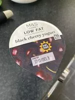 Mängden socker i Black cherry yoghurt