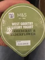 Mängden socker i Gooseberry & Elderflower Yogurt