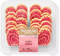 Mängden socker i Heart Shortbread Cookies