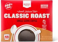 Mängden socker i Premium roast medium roast coffee