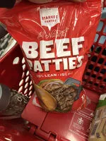 Mängden socker i All natural frozen beef patties