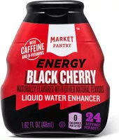 Mängden socker i Black cherry energy liquid beverage enhancer