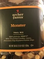 Mängden socker i Monster trail mix, monster