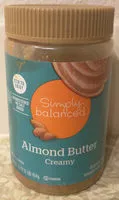 Mängden socker i Creamy almond butter