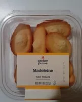 Mängden socker i Madeleine tiny treats