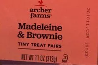 Mängden socker i Madeleine & brownie tiny treat pairs