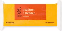Mängden socker i Medium cheddar cheese