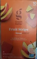 Mängden socker i Mango fruit strips