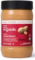 Mängden socker i Organic Stir Creamy Peanut Butter