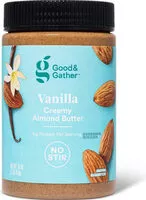 Mängden socker i Vanilla creamy almond butter