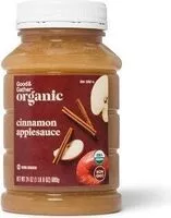 Mängden socker i Good & gather organic cinnamon applesauce