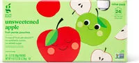 Mängden socker i Unsweetened applesauce pouches