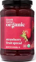 Mängden socker i Organic strawberry fruit spread