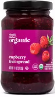 Mängden socker i Raspberry fruit spread