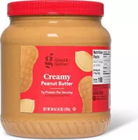 Mängden socker i Creamy peanut butter