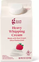 Mängden socker i Good & gather heavy whipping cream