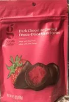 Mängden socker i Dark Chocolate Covered Freeze-Dried Strawberries