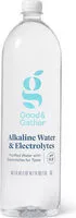 Mängden socker i Alkaline water