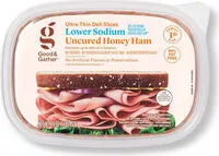 Mängden socker i Lower sodium uncured honey ham ultra-thin deli