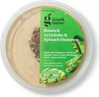 Mängden socker i Roasted artichoke and spinach hummus
