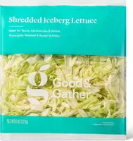 Mängden socker i Shredded iceberg lettuce