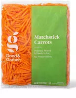 Mängden socker i Matchstick carrots