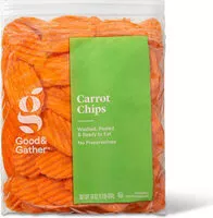 Mängden socker i Carrot chips