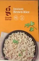 Mängden socker i Instant brown rice