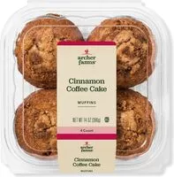 Mängden socker i Cinnamon coffee cake muffins