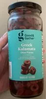 Mängden socker i Greek kalamata olive pieces