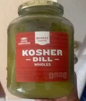 Mängden socker i Kosher dill wholes